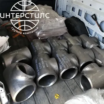 Стальной тройник равнопроходной 76 мм 10 мм 09Г2С ГОСТ 17376-2001 купить в Иваново